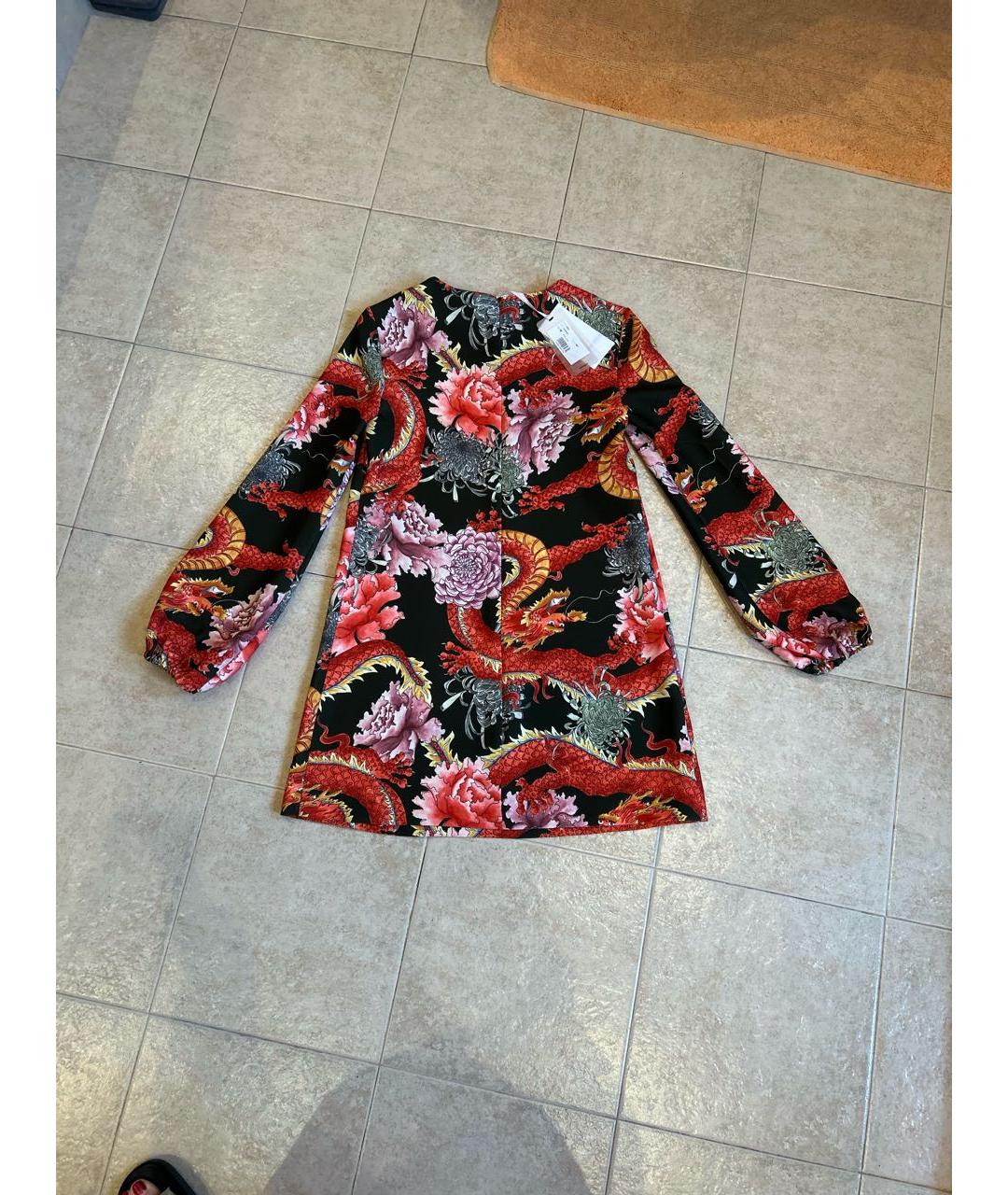 P.A.R.O.S.H. Мульти полиэстеровое коктейльное платье, фото 2