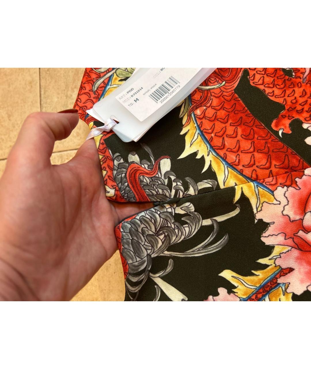 P.A.R.O.S.H. Мульти полиэстеровое коктейльное платье, фото 4