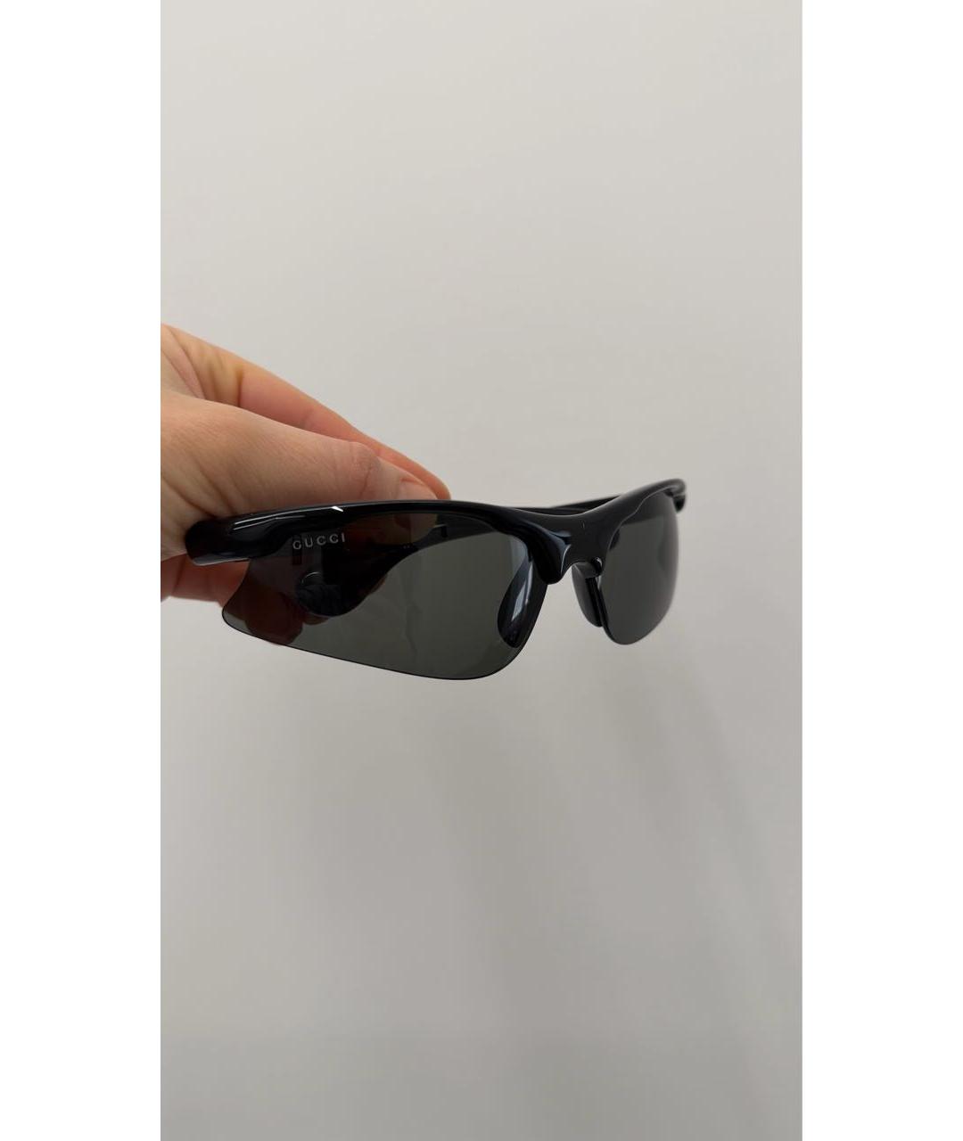 GUCCI Черные пластиковые солнцезащитные очки, фото 6