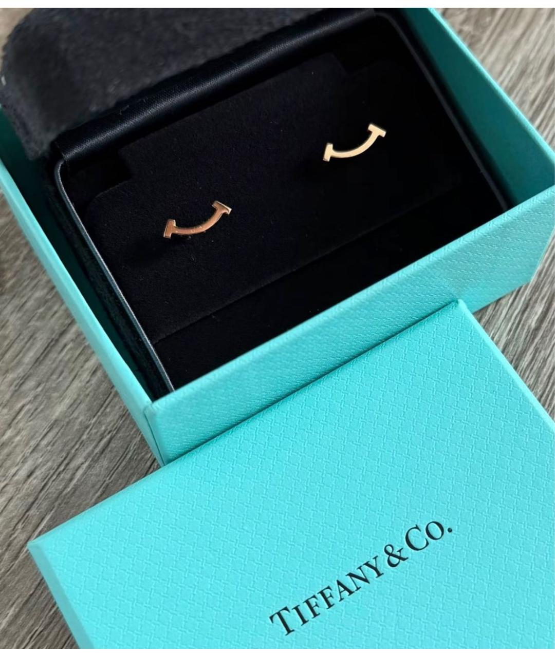TIFFANY&CO Золотые серьги из розового золота, фото 3