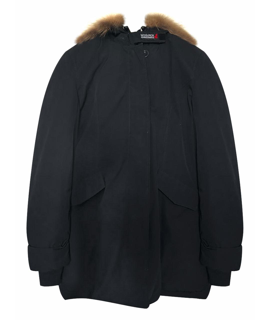 WOOLRICH Черная полиамидовая парка, фото 1