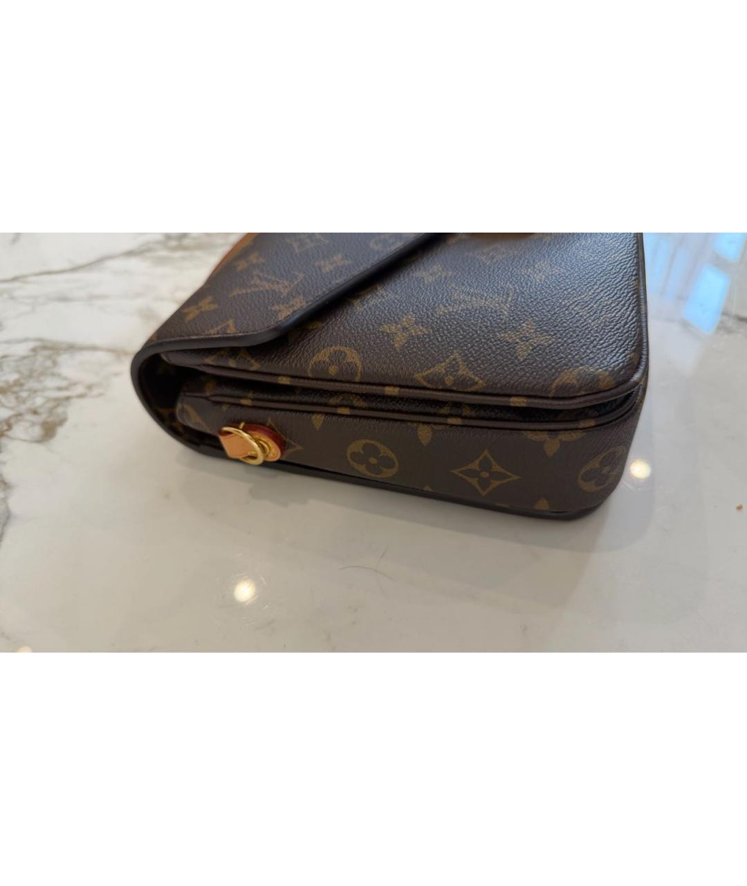 LOUIS VUITTON Коричневая сумка через плечо, фото 5