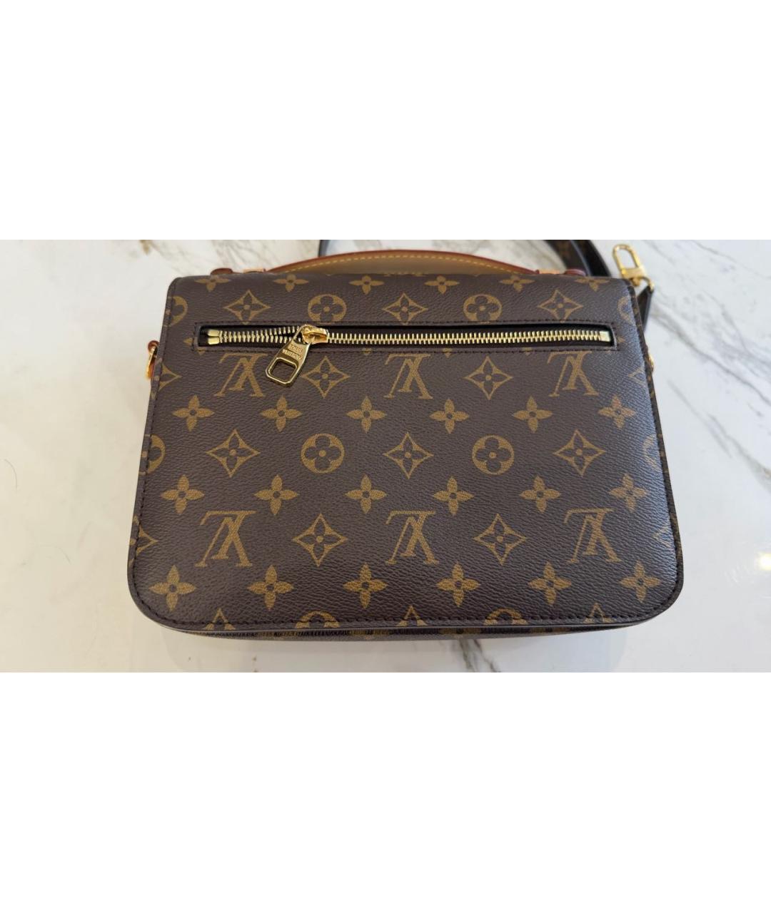 LOUIS VUITTON Коричневая сумка через плечо, фото 8