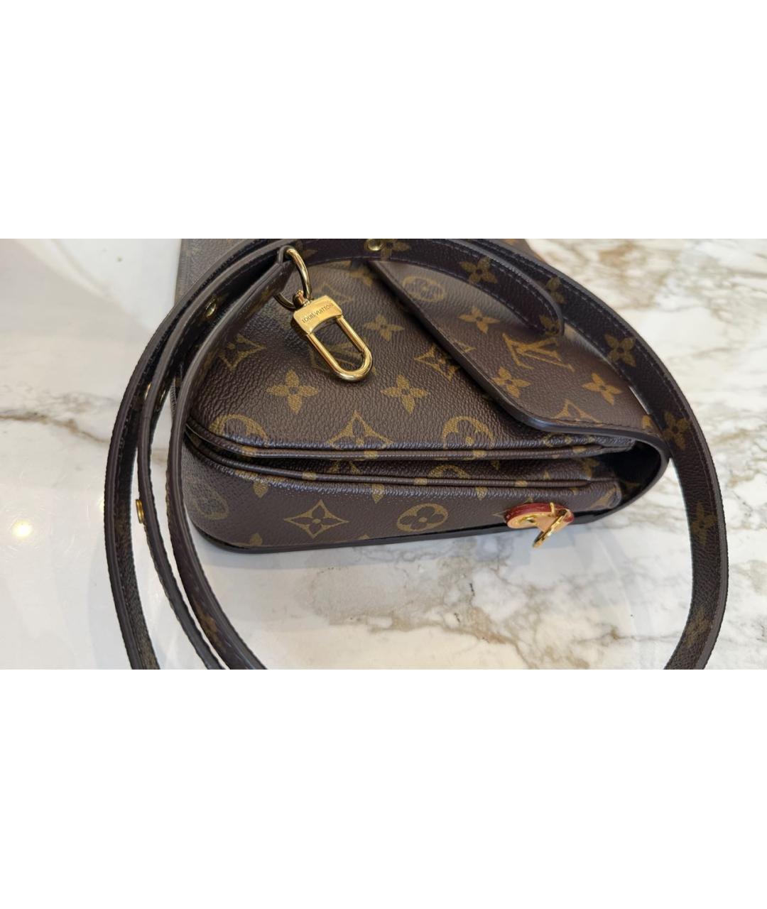 LOUIS VUITTON Коричневая сумка через плечо, фото 6