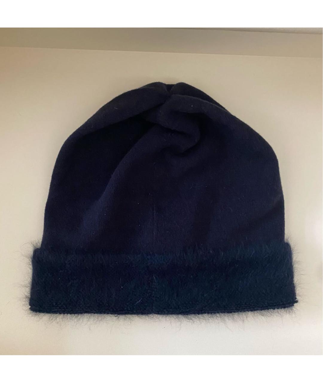 D.EXTERIOR Темно-синяя шерстяная шапка, фото 3