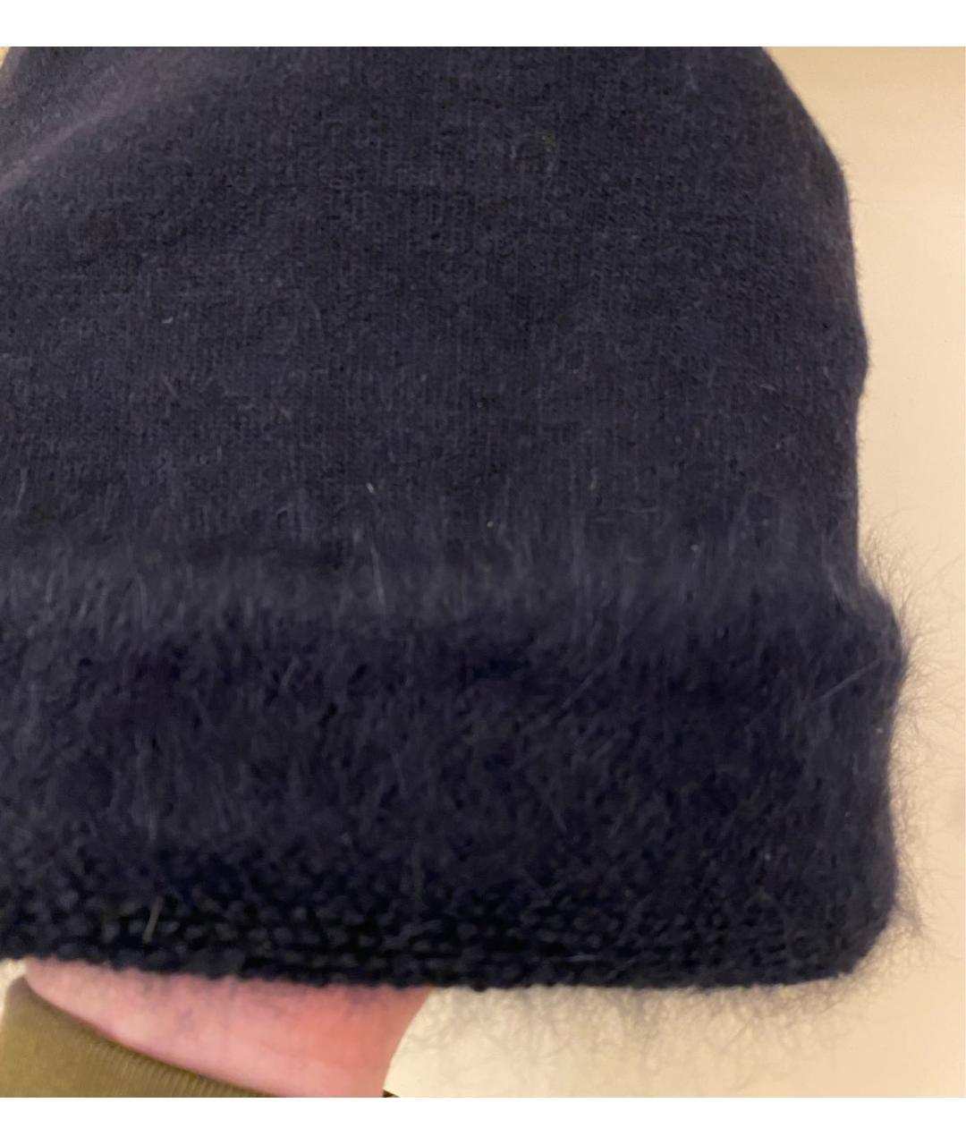 D.EXTERIOR Темно-синяя шерстяная шапка, фото 5