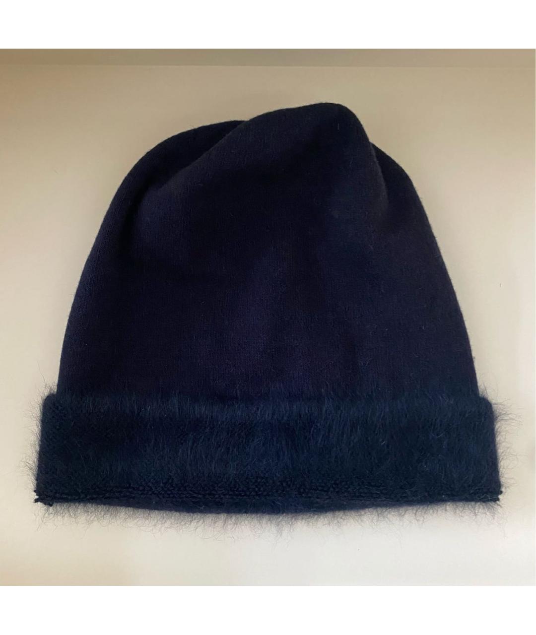 D.EXTERIOR Темно-синяя шерстяная шапка, фото 7