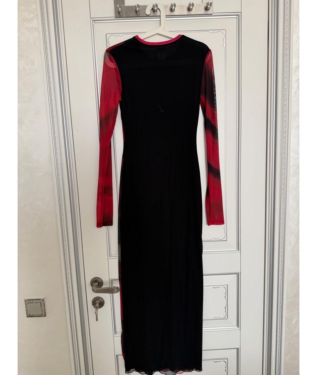 LOEWE Красное сетчатое повседневное платье, фото 2