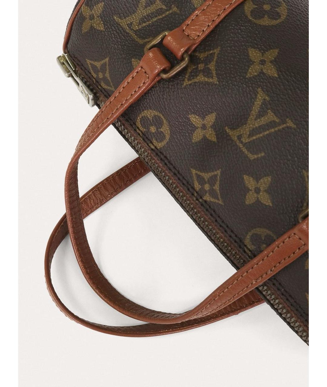 LOUIS VUITTON Коричневая сумка с короткими ручками, фото 7