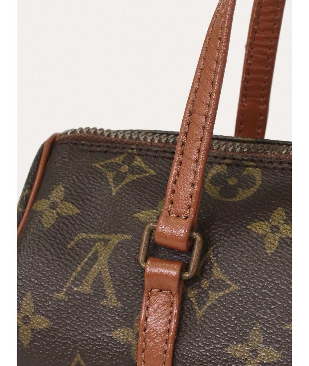 LOUIS VUITTON Коричневая сумка с короткими ручками, фото 5