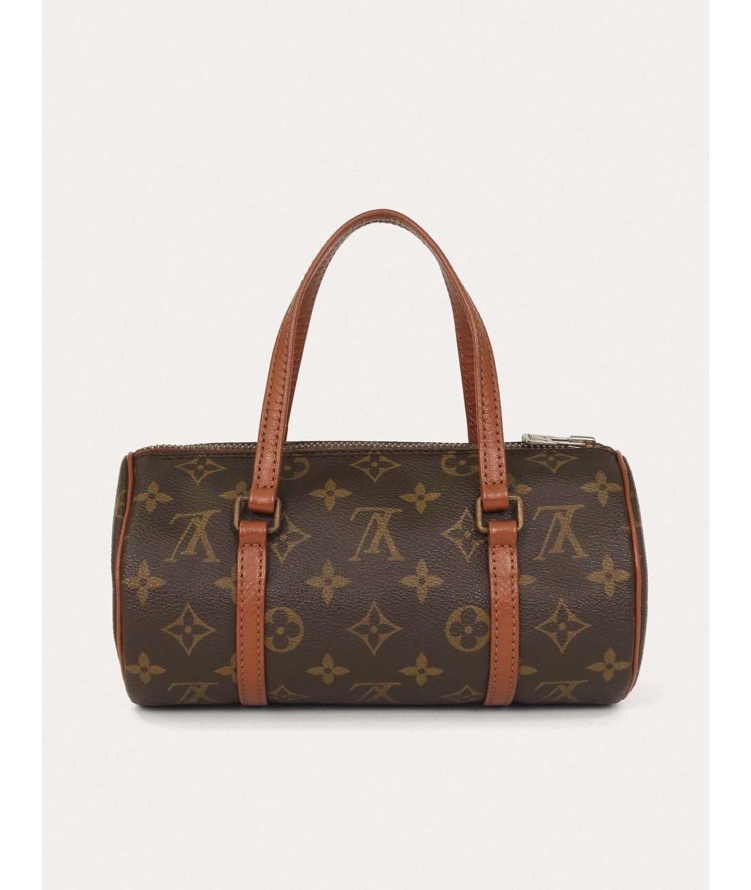 LOUIS VUITTON Коричневая сумка с короткими ручками, фото 3