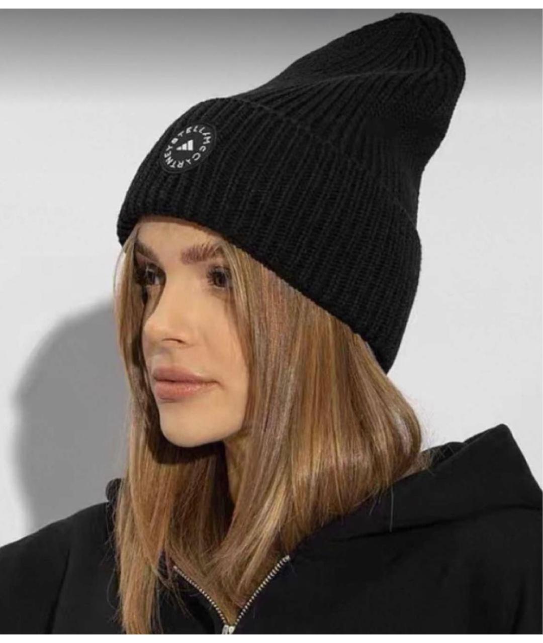 ADIDAS BY STELLA MCCARTNEY Черная шапка, фото 2