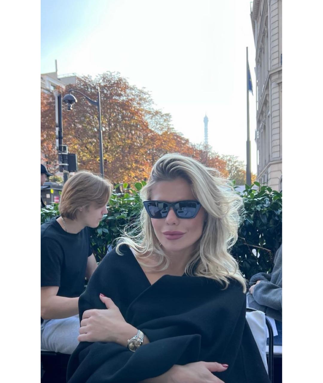 SAINT LAURENT Черные пластиковые солнцезащитные очки, фото 6