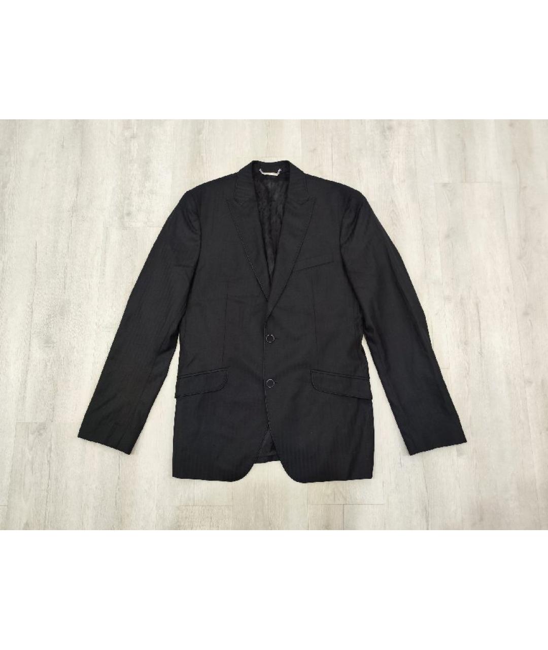 DOLCE&GABBANA Черный шерстяной пиджак, фото 5