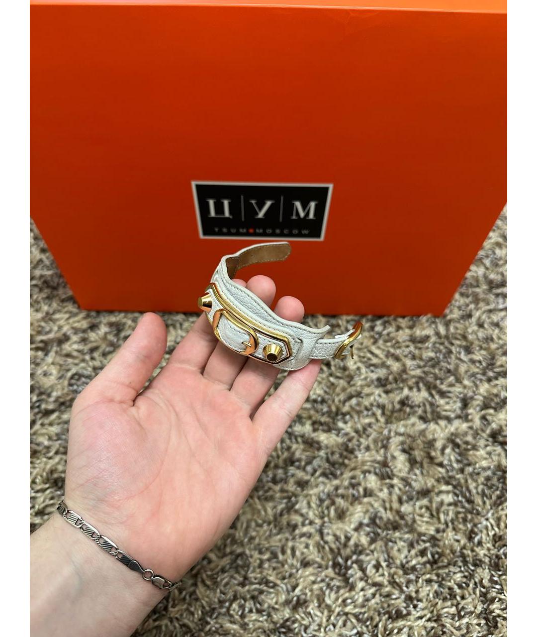 BALENCIAGA Белый браслет, фото 5