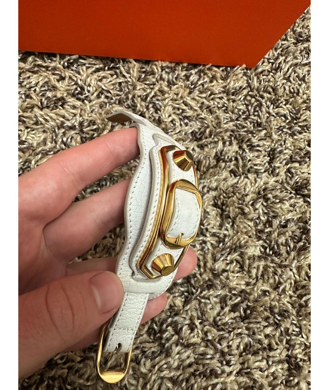 BALENCIAGA Белый браслет, фото 3