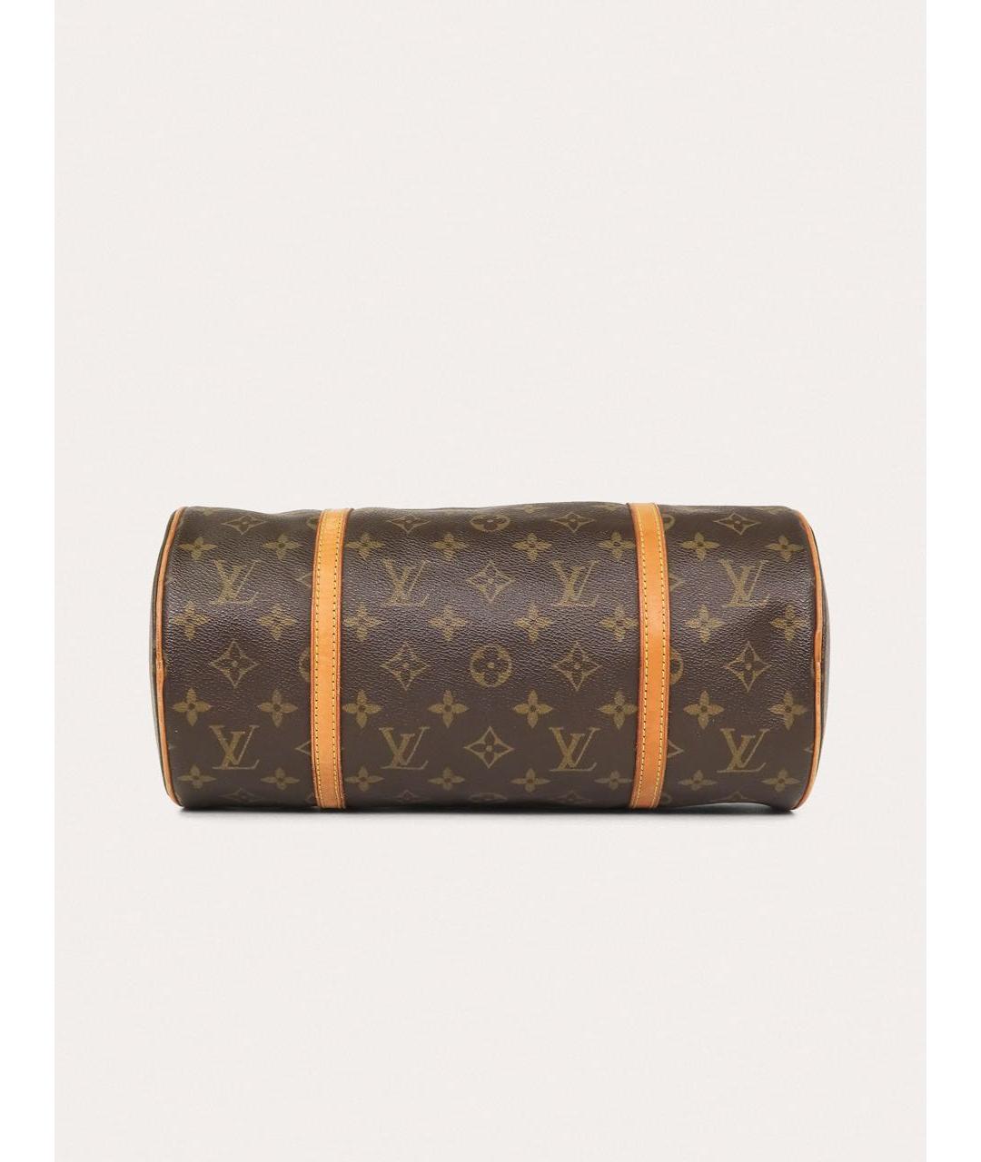 LOUIS VUITTON Коричневая сумка с короткими ручками, фото 4