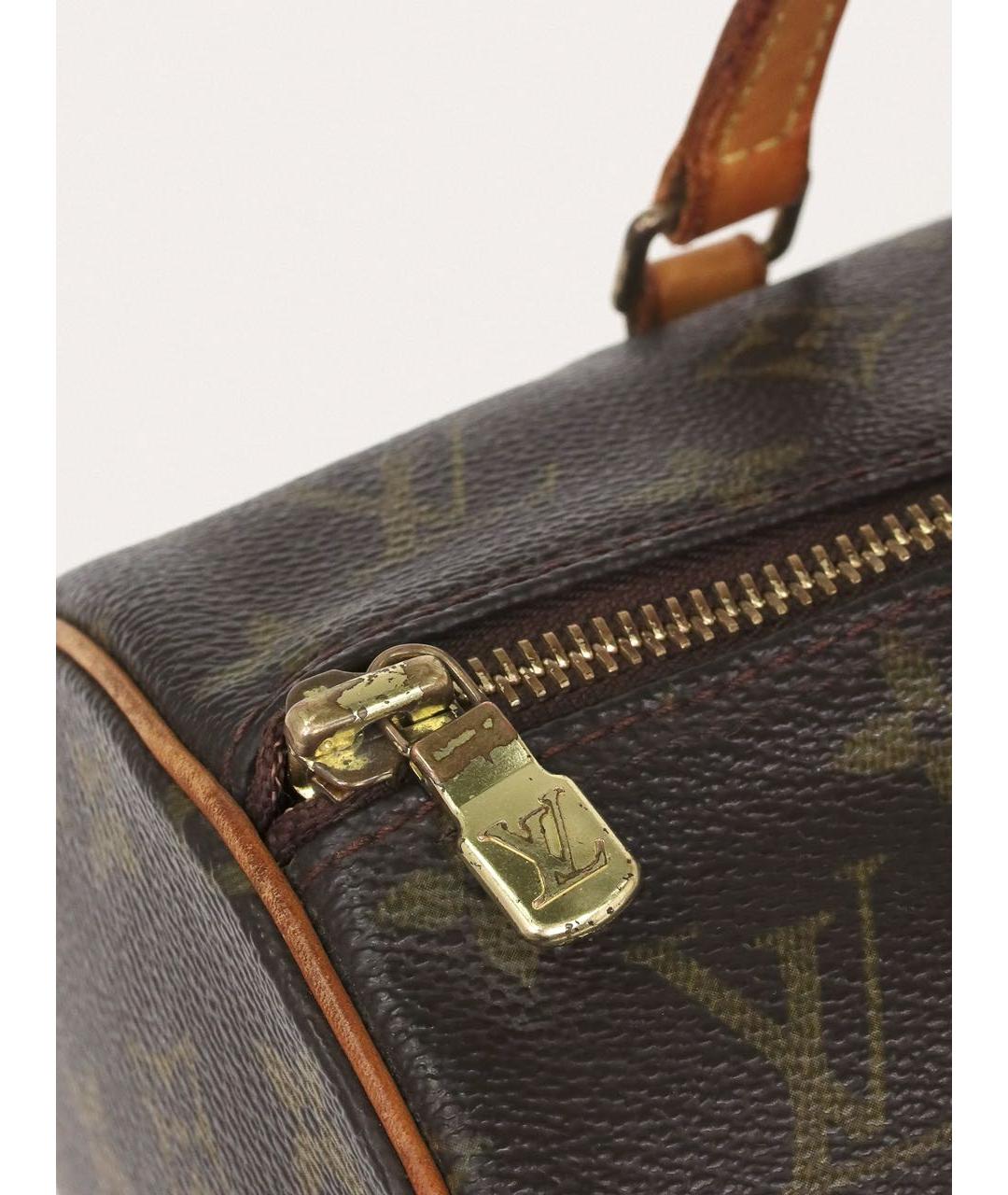 LOUIS VUITTON Коричневая сумка с короткими ручками, фото 7