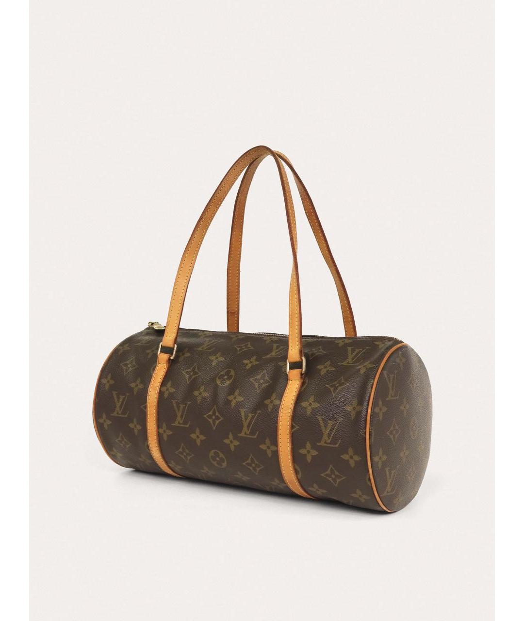 LOUIS VUITTON Коричневая сумка с короткими ручками, фото 2