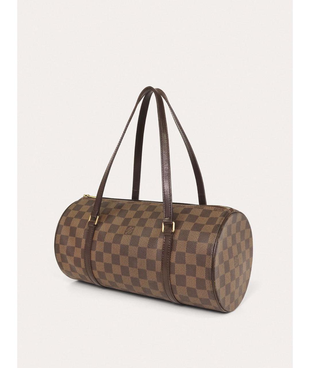 LOUIS VUITTON Коричневая сумка с короткими ручками, фото 2