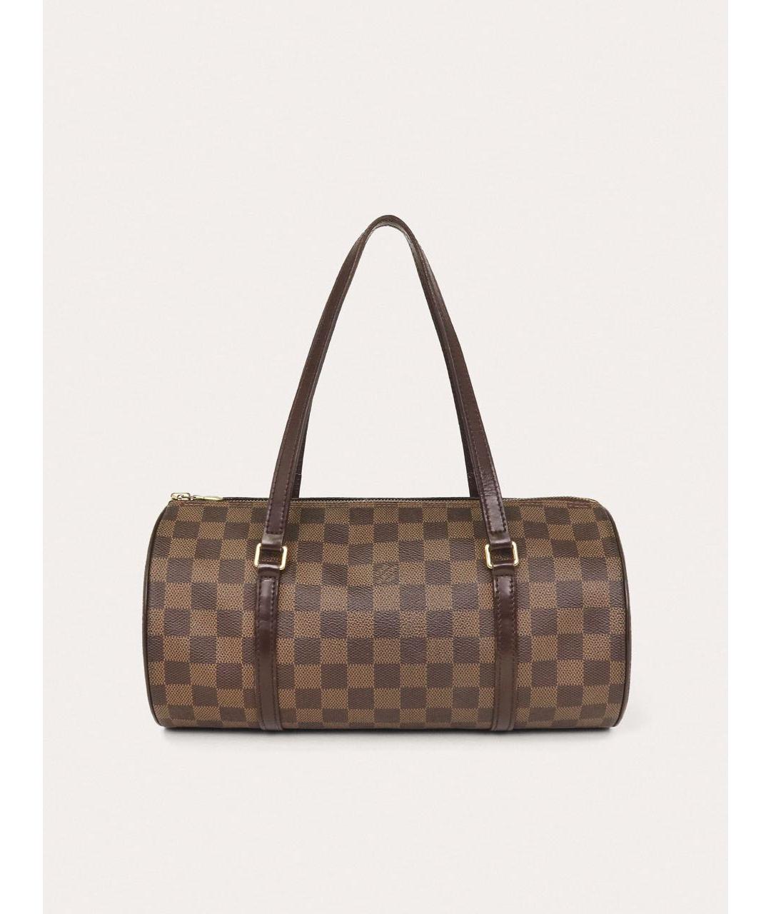 LOUIS VUITTON Коричневая сумка с короткими ручками, фото 8