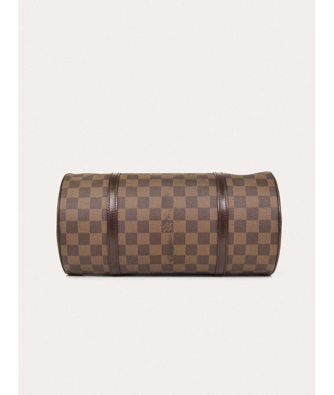 LOUIS VUITTON Коричневая сумка с короткими ручками, фото 4