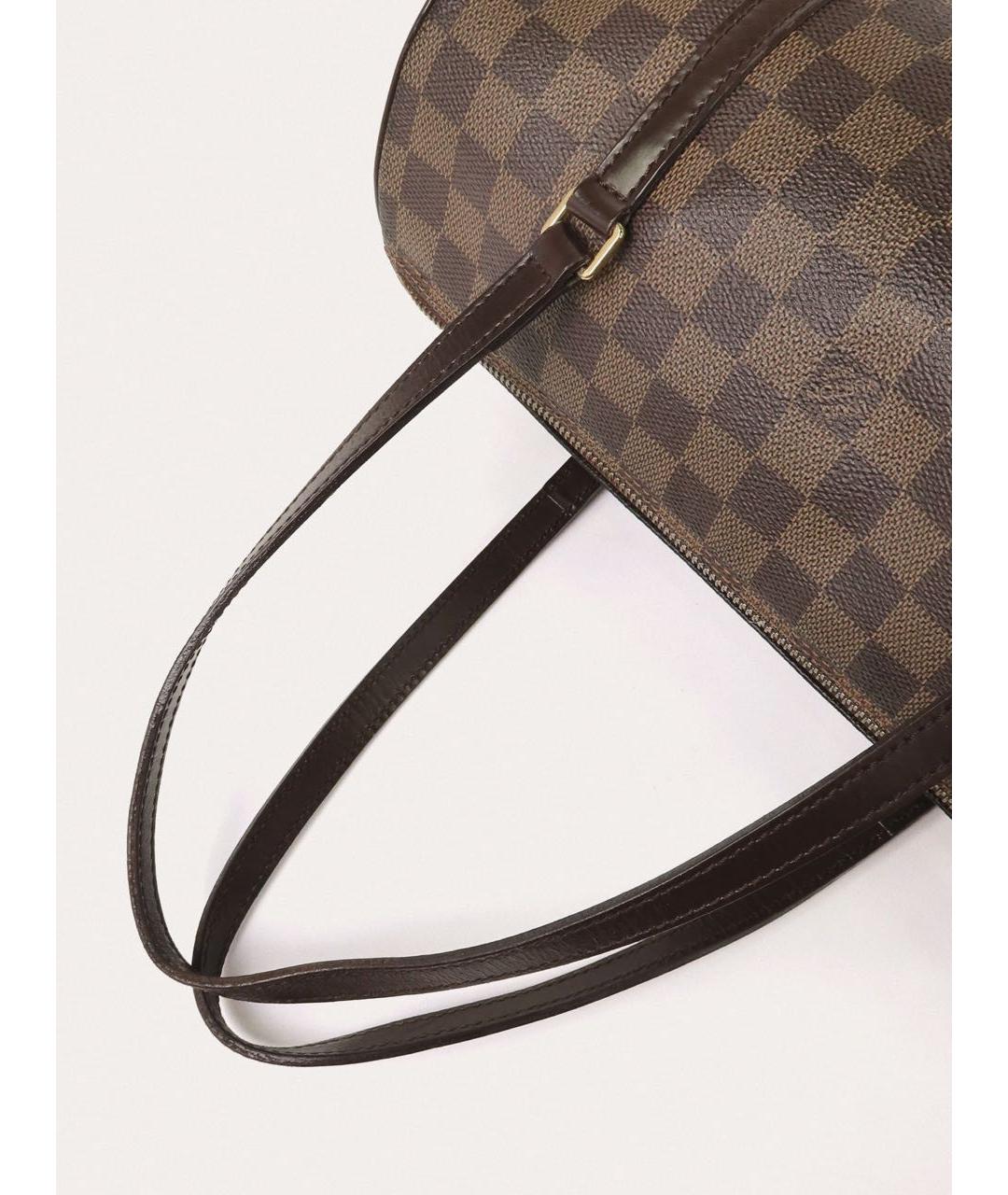 LOUIS VUITTON Коричневая сумка с короткими ручками, фото 5