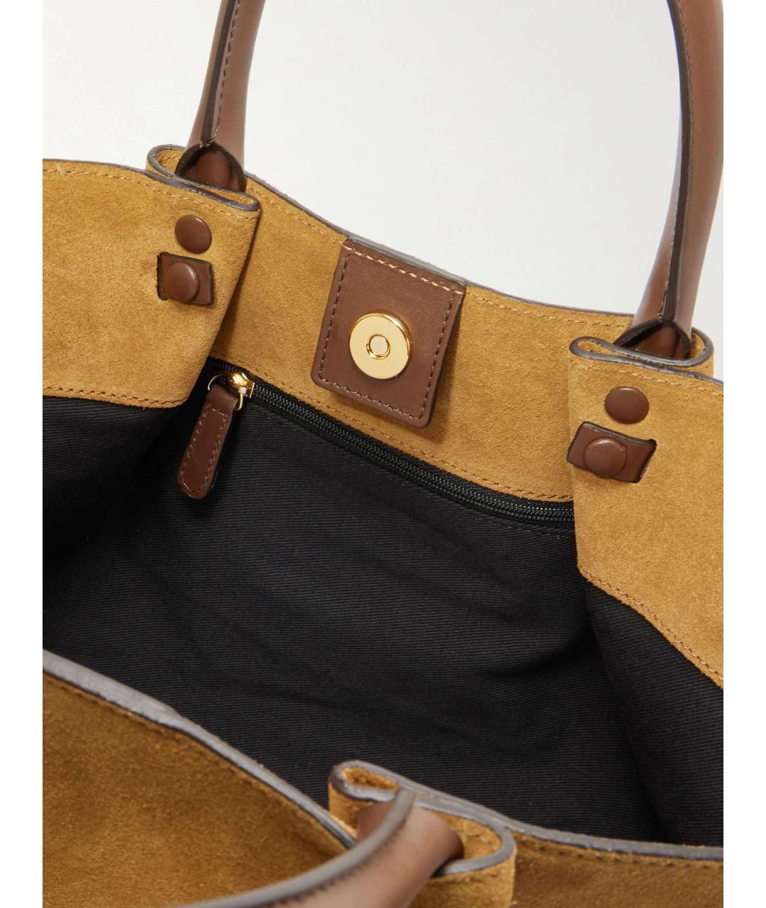 DEMELLIER Бежевая замшевая сумка через плечо, фото 8