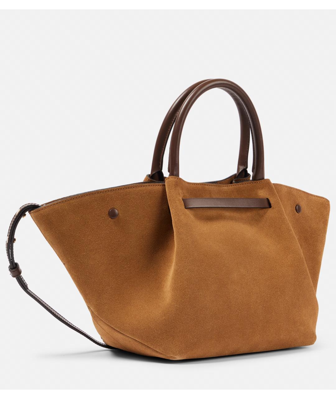 DEMELLIER Бежевая замшевая сумка через плечо, фото 5