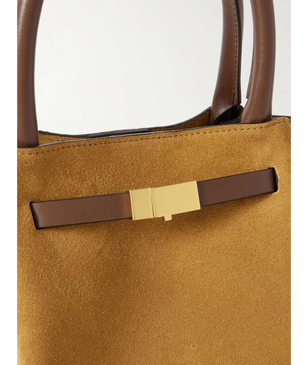 DEMELLIER Бежевая замшевая сумка через плечо, фото 7