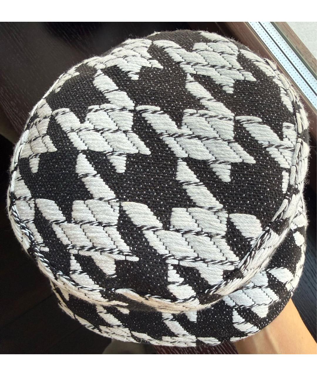 MAISON MICHEL Черная хлопковая панама, фото 5