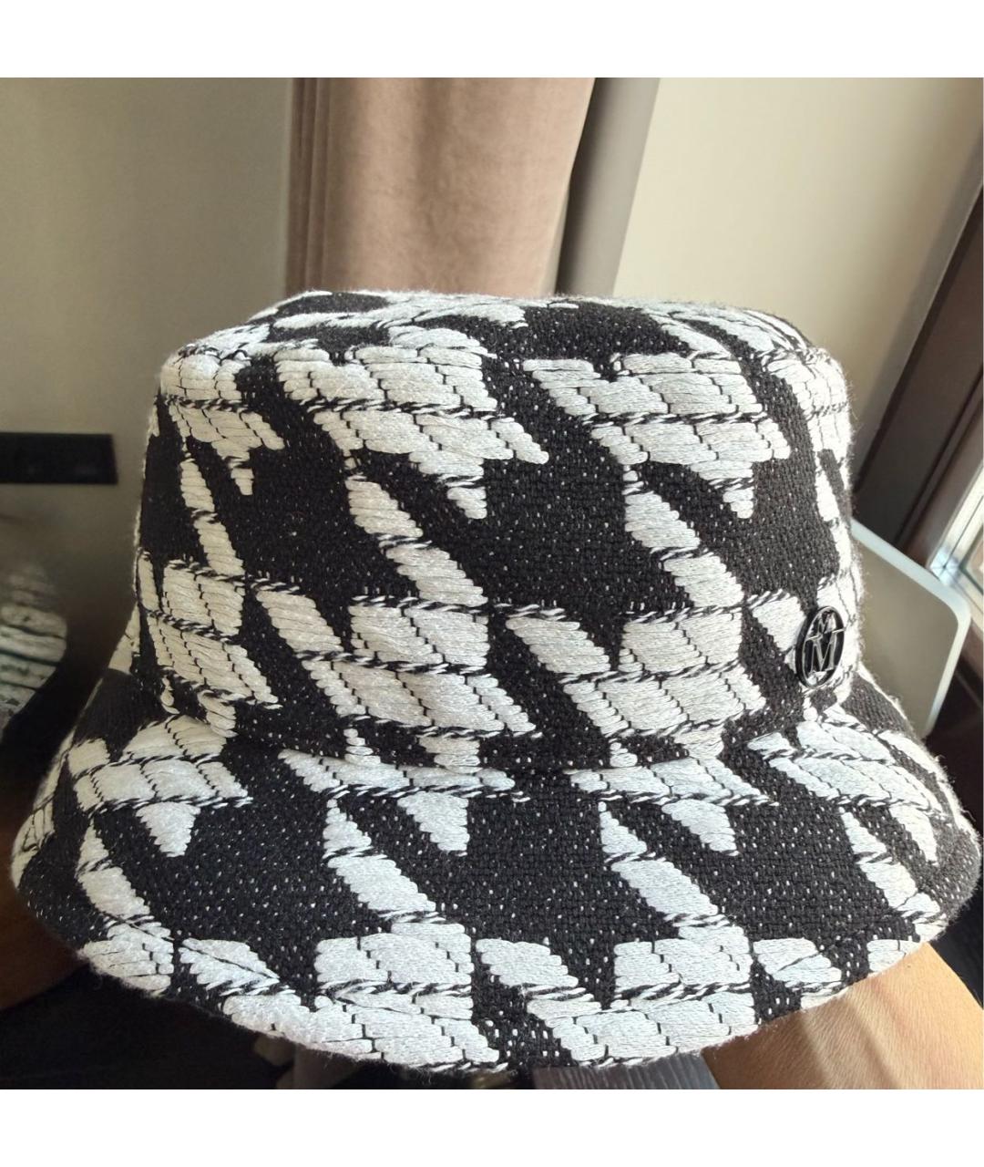 MAISON MICHEL Черная хлопковая панама, фото 7