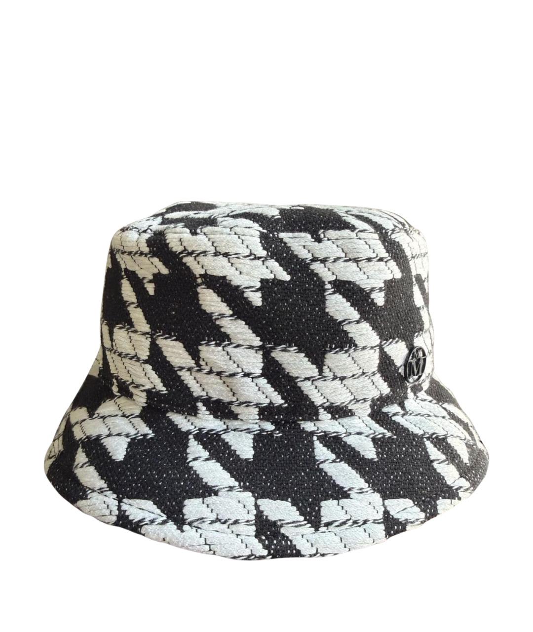 MAISON MICHEL Черная хлопковая панама, фото 1