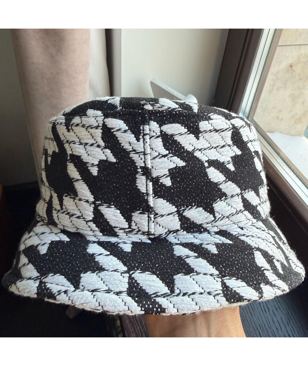 MAISON MICHEL Черная хлопковая панама, фото 2