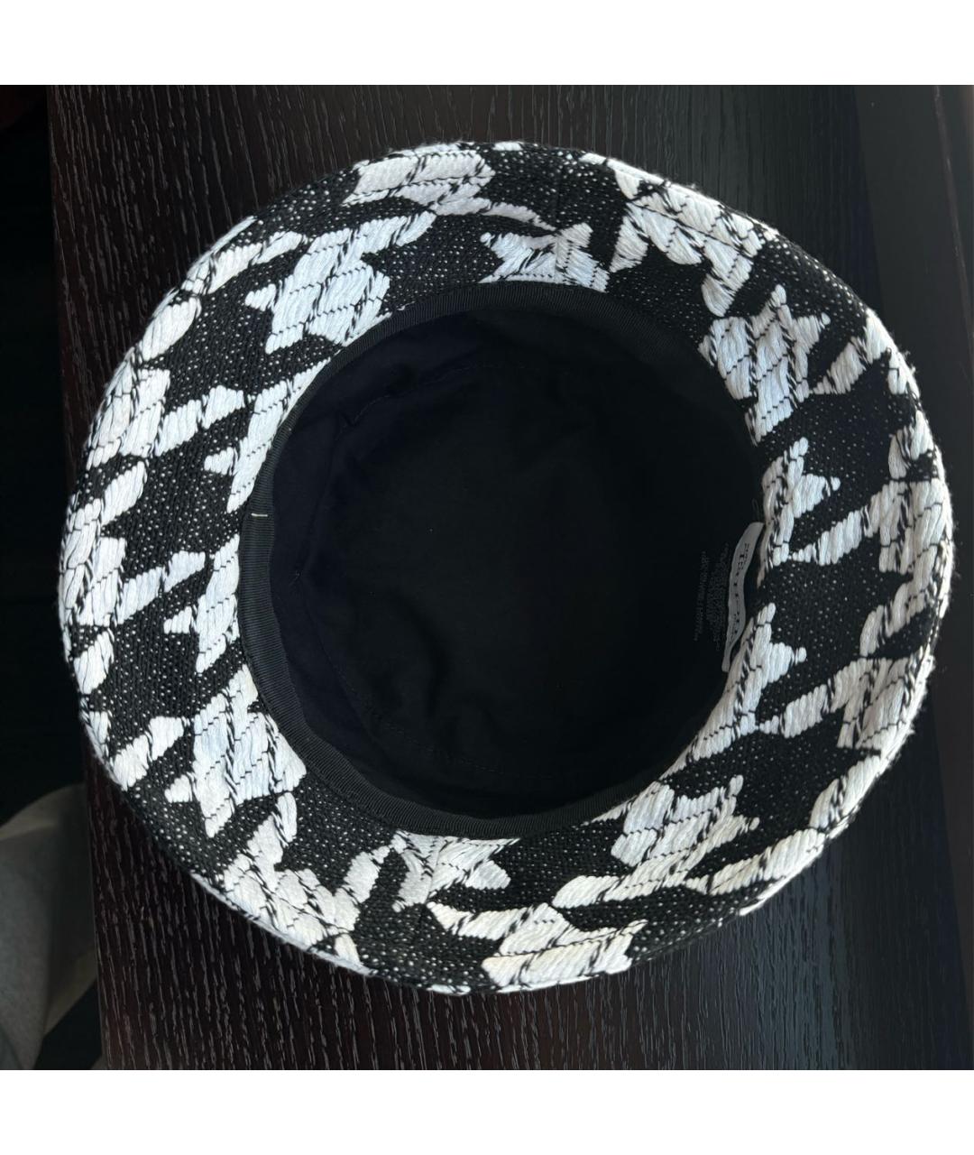 MAISON MICHEL Черная хлопковая панама, фото 4
