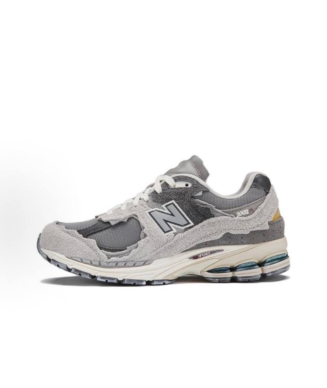 NEW BALANCE Серые замшевые кроссовки, фото 2