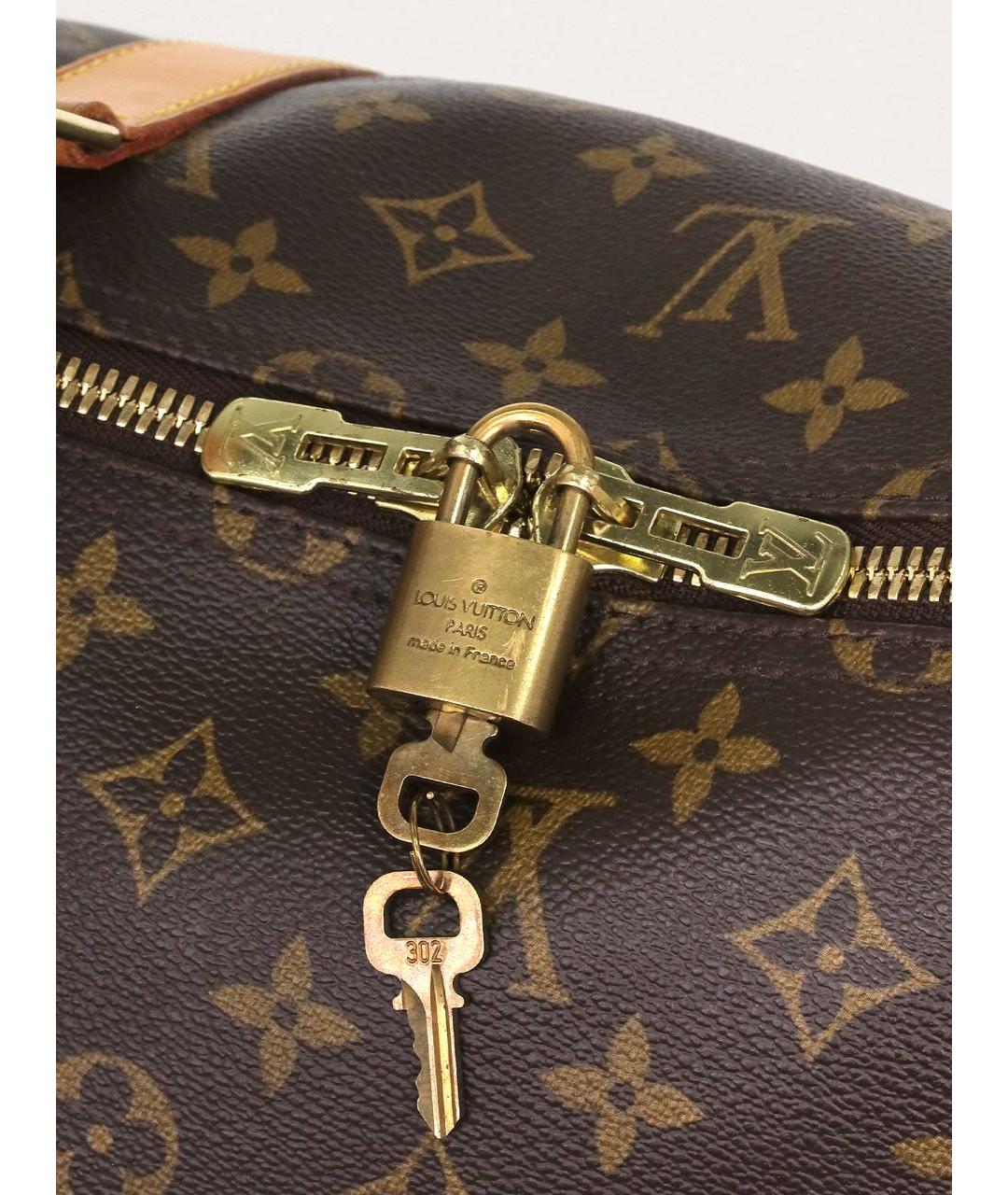 LOUIS VUITTON Коричневая дорожная/спортивная сумка, фото 7