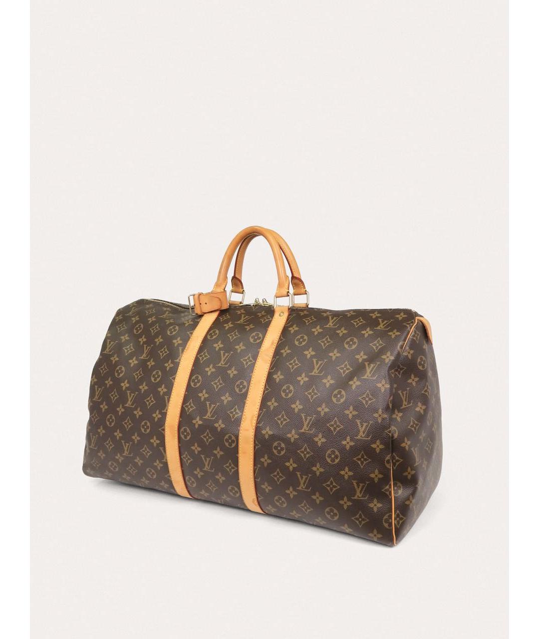 LOUIS VUITTON Коричневая дорожная/спортивная сумка, фото 2