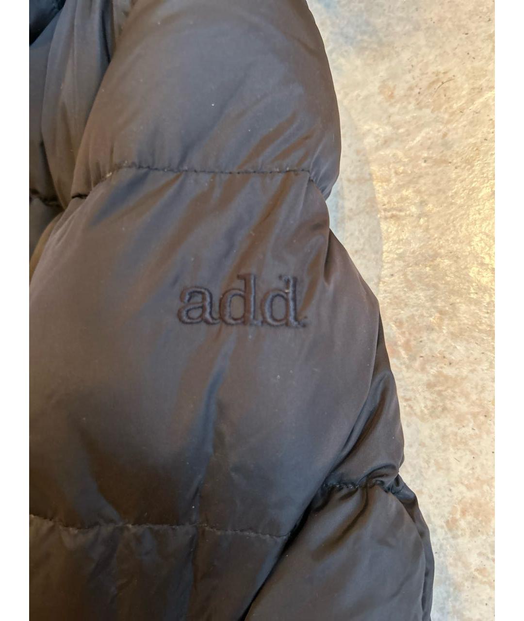 ADD Черный полиамидовый пуховик, фото 3