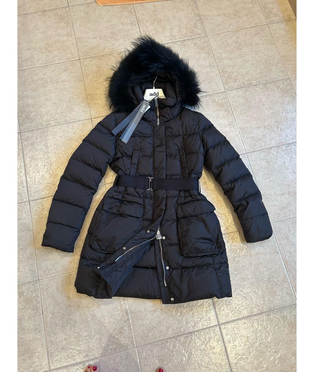 ADD Черный полиамидовый пуховик, фото 8