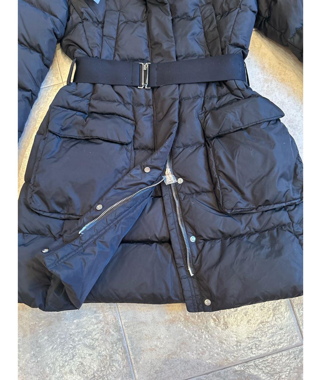 ADD Черный полиамидовый пуховик, фото 4