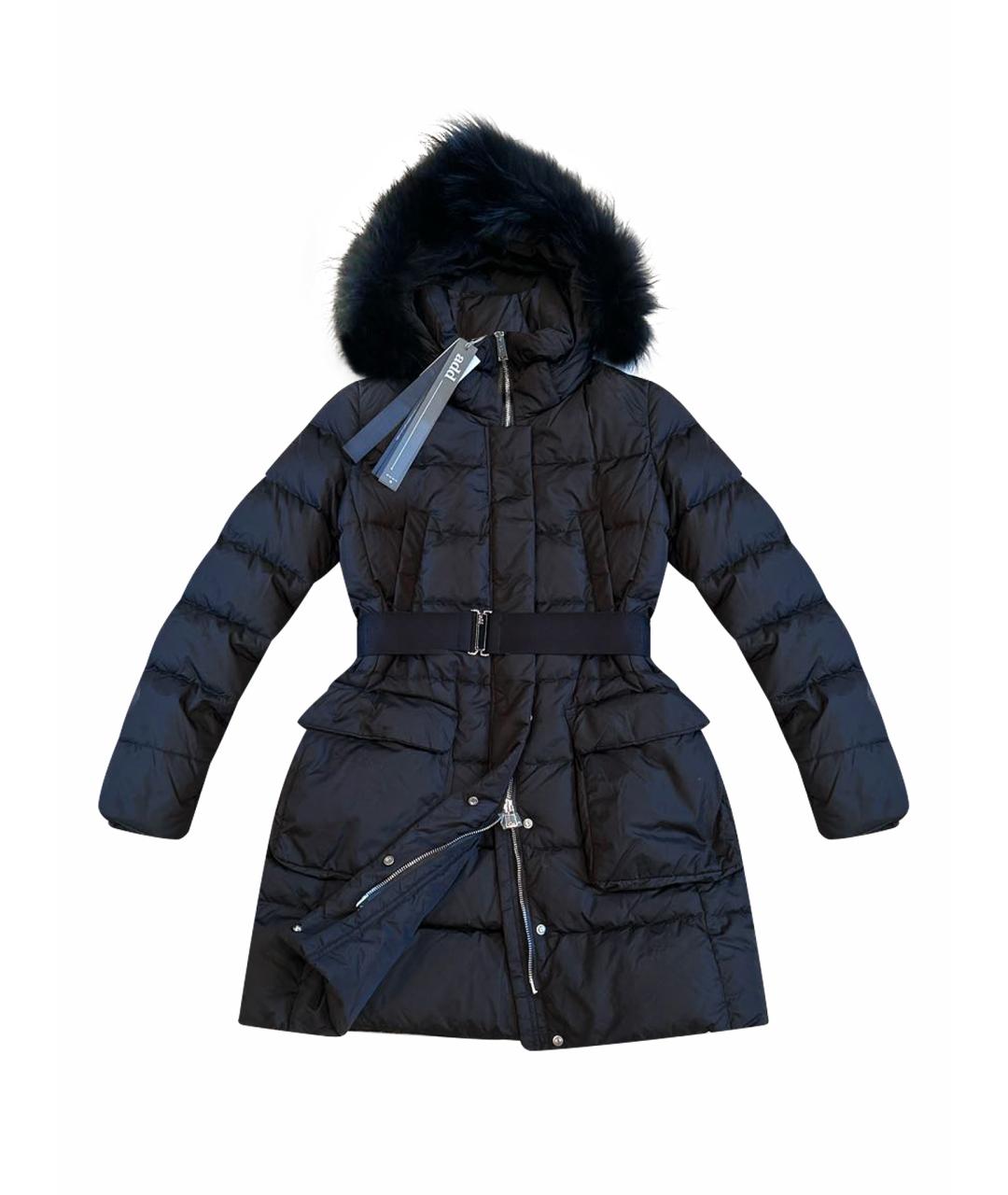 ADD Черный полиамидовый пуховик, фото 1