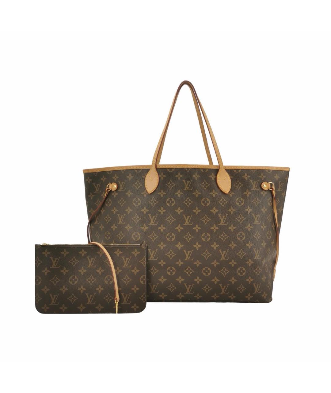 LOUIS VUITTON Коричневая сумка тоут, фото 6