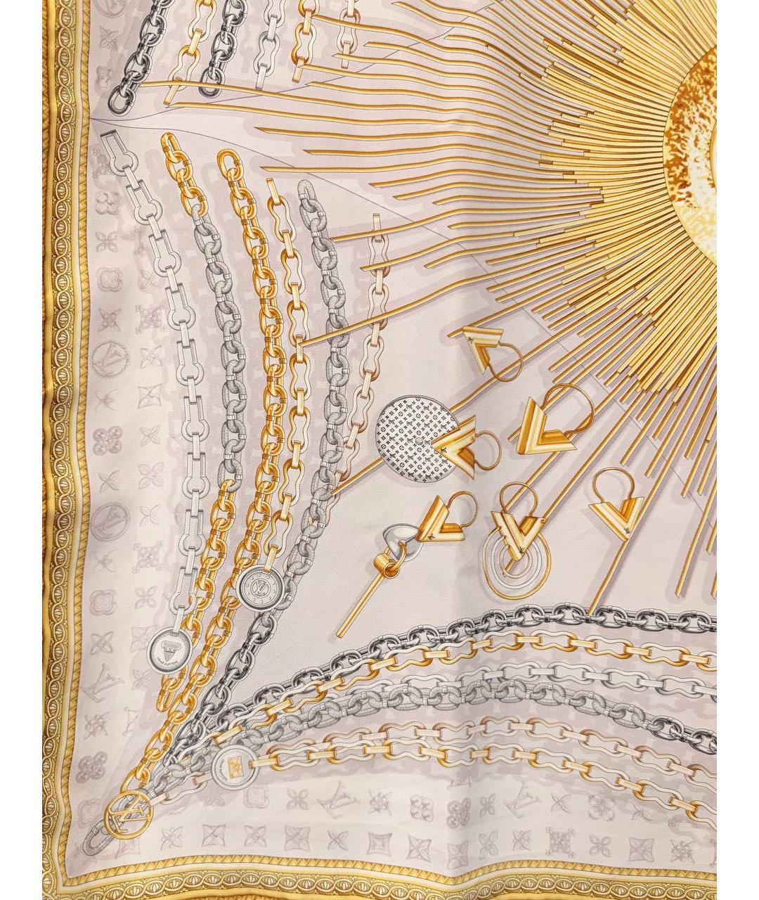 LOUIS VUITTON Мульти шелковый платок, фото 6