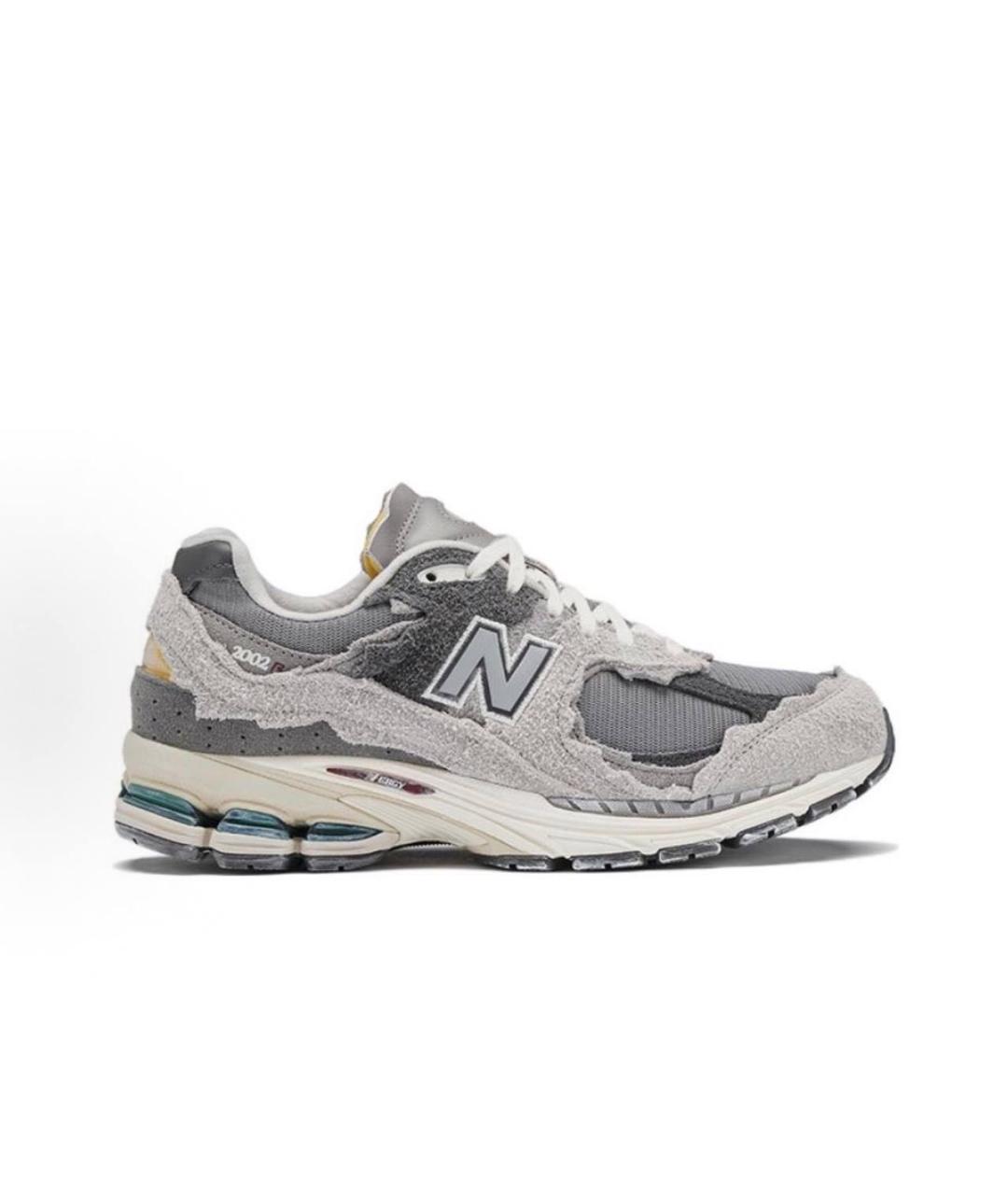 NEW BALANCE Серые замшевые низкие кроссовки / кеды, фото 6