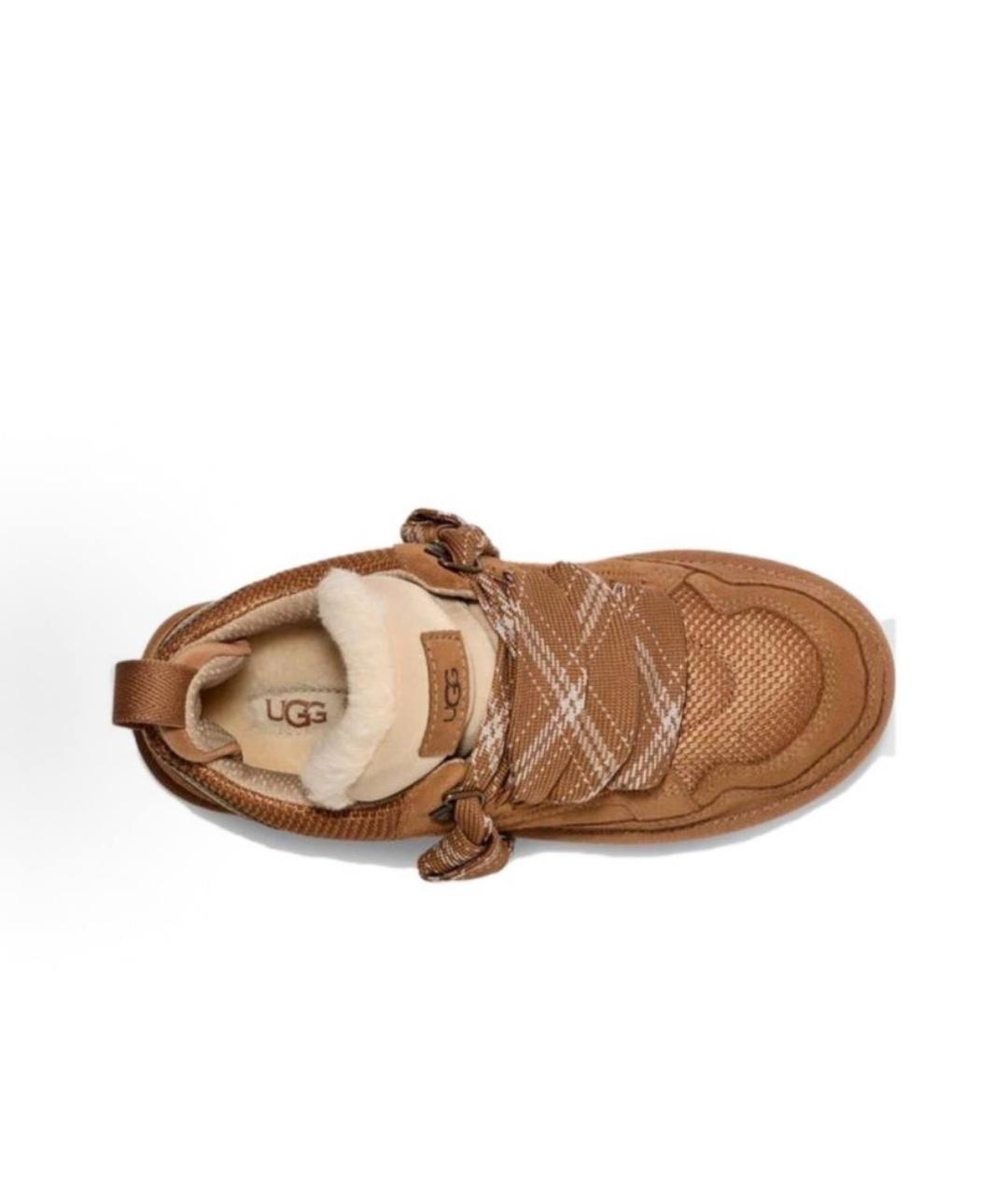 UGG AUSTRALIA Коричневые замшевые полусапоги, фото 3