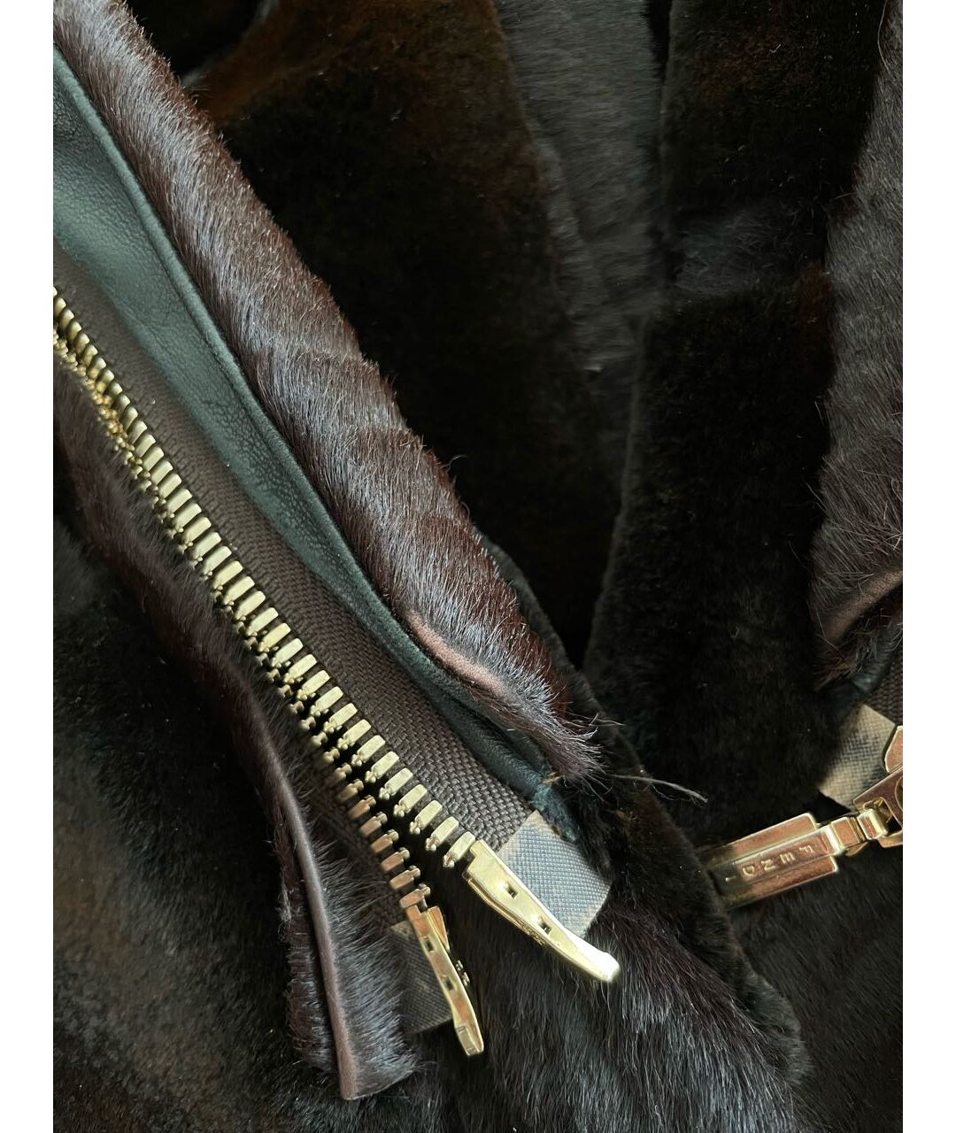 FENDI Коричневая меховая шуба, фото 6
