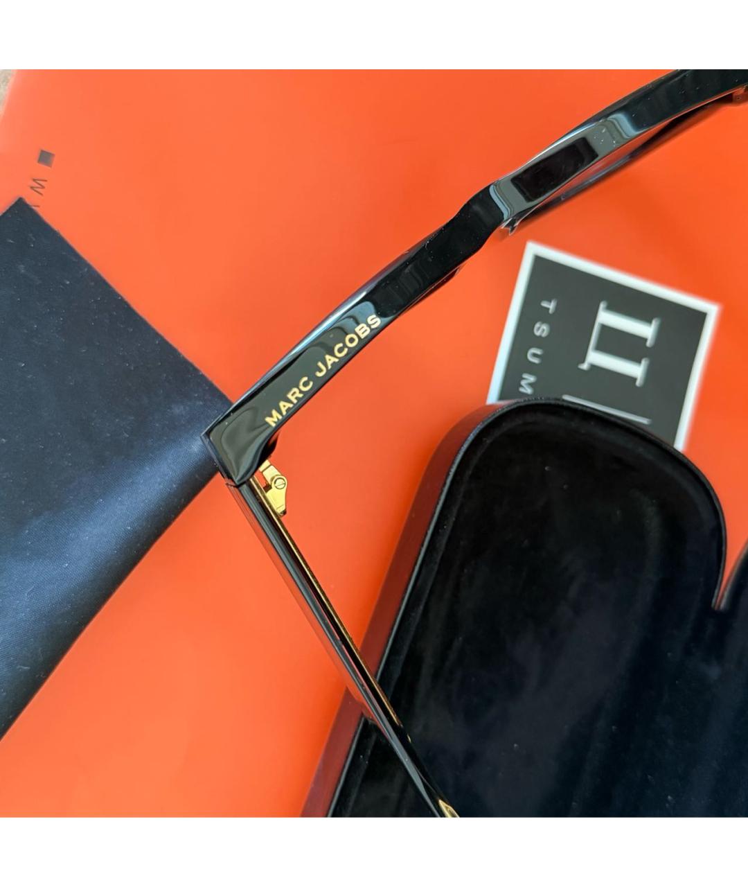 MARC JACOBS Черные пластиковые солнцезащитные очки, фото 3