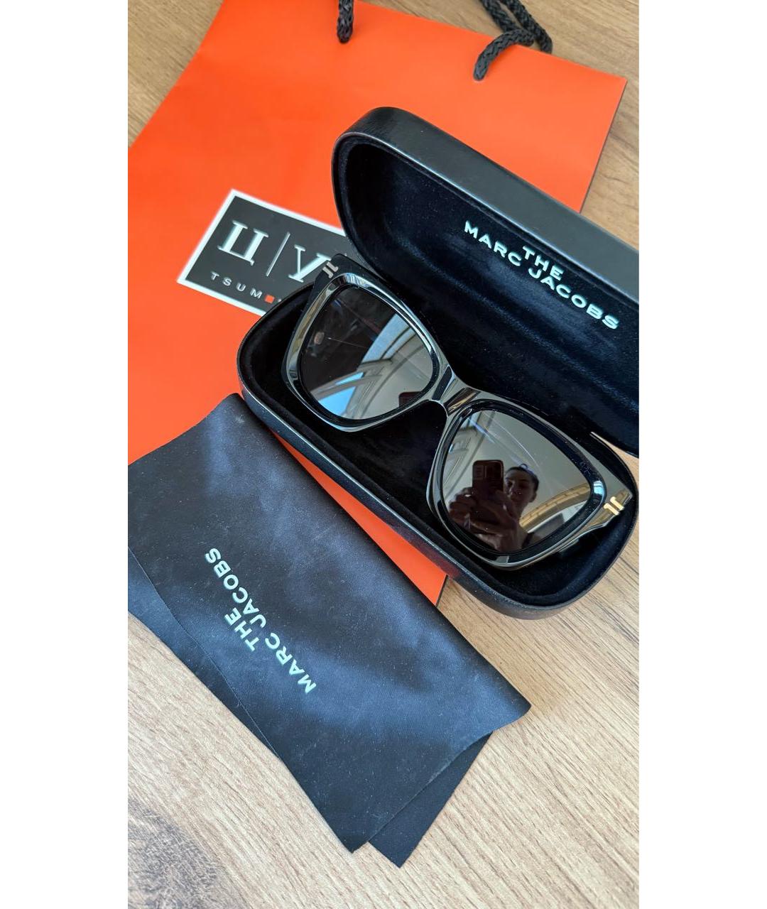 MARC JACOBS Черные пластиковые солнцезащитные очки, фото 2
