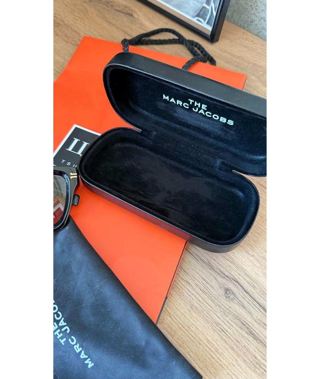 MARC JACOBS Черные пластиковые солнцезащитные очки, фото 5